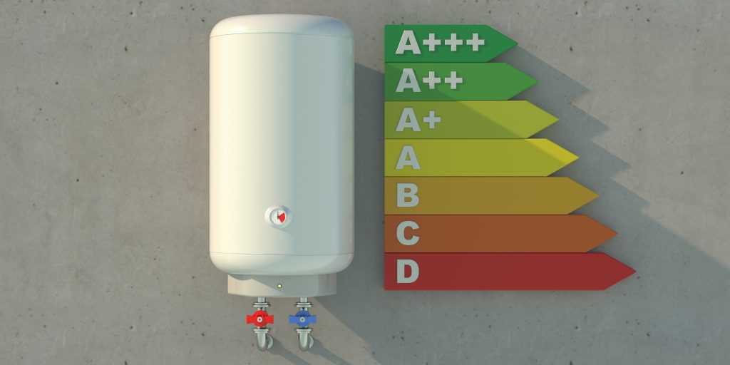 good epc rating on a boiler fitted to a wall