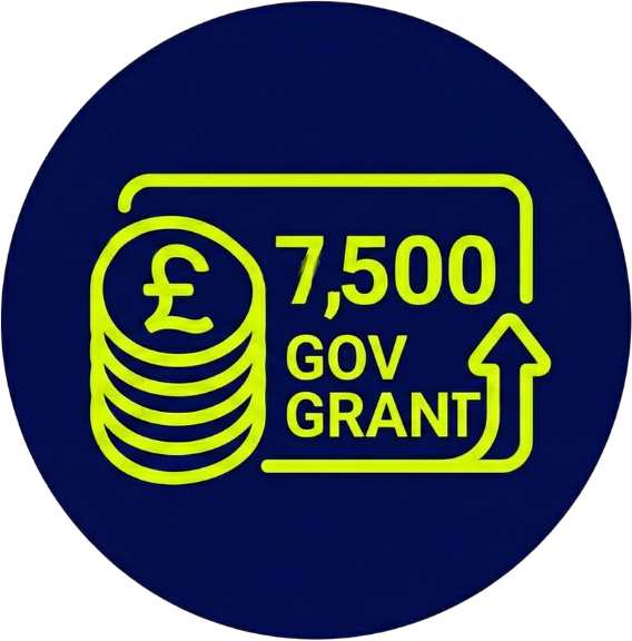 £7,500 Gov Grant