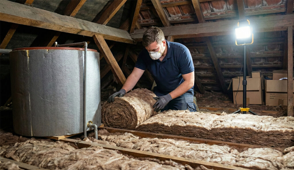 Improveasy insulation installation.