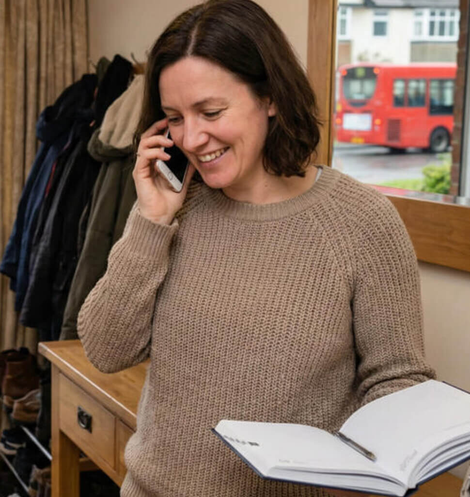 Improveasy landlord on the phone about grants