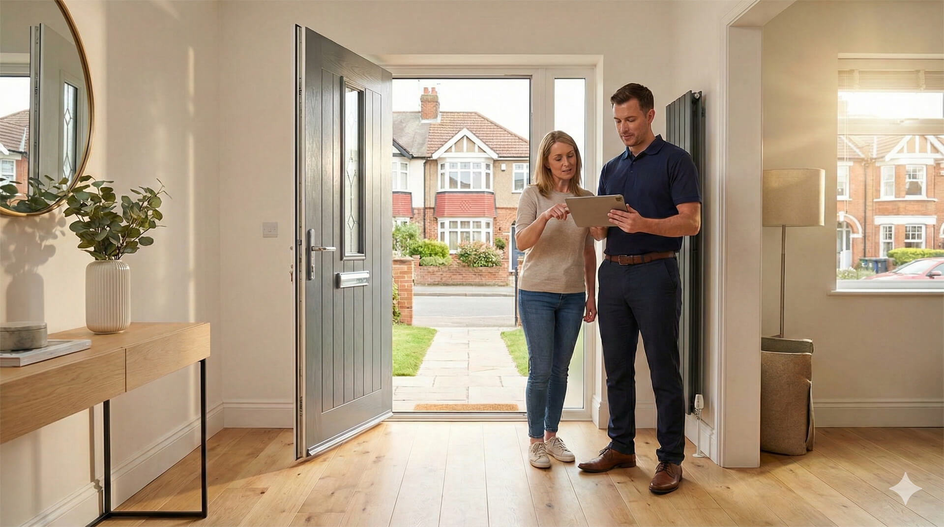 Improveasy memeber talking through grants with customer