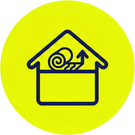 Insulation improvements (such as loft or wall insulation) icon