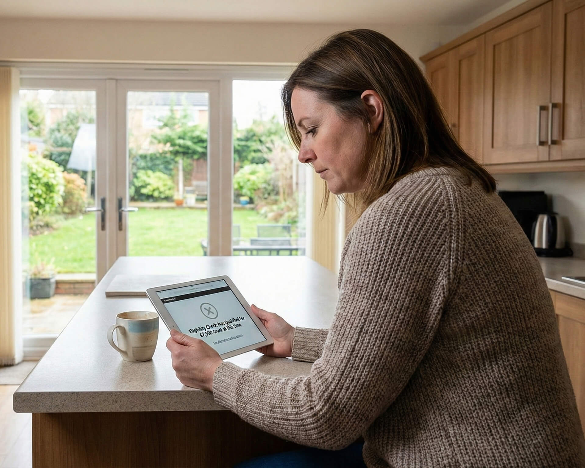 Not eligible for UK grant, Women find out on tablet