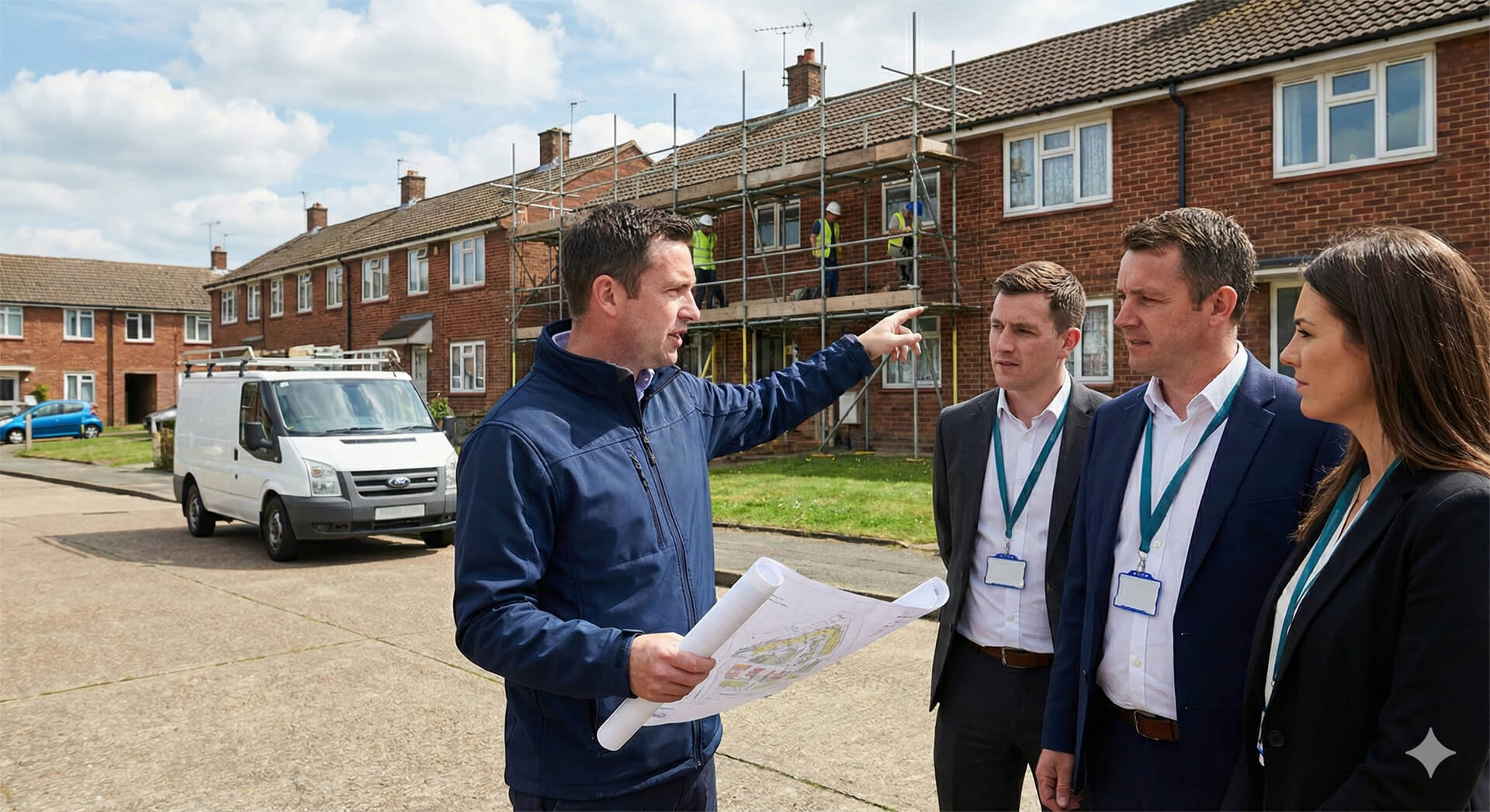 Improveasy engineer supporting the Council on retro fit