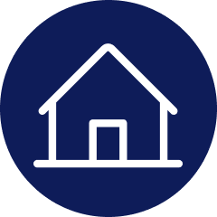 Home comfort icon representing improved living conditions and increased property value