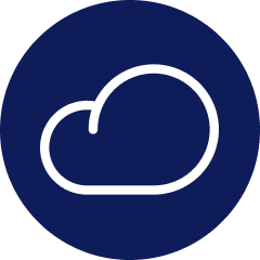 Leaf icon representing reduced carbon emissions and environmental impact