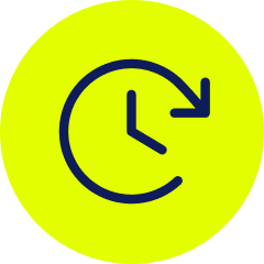 Planned maintenance and asset lifespan icon