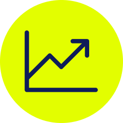 Chart line icon