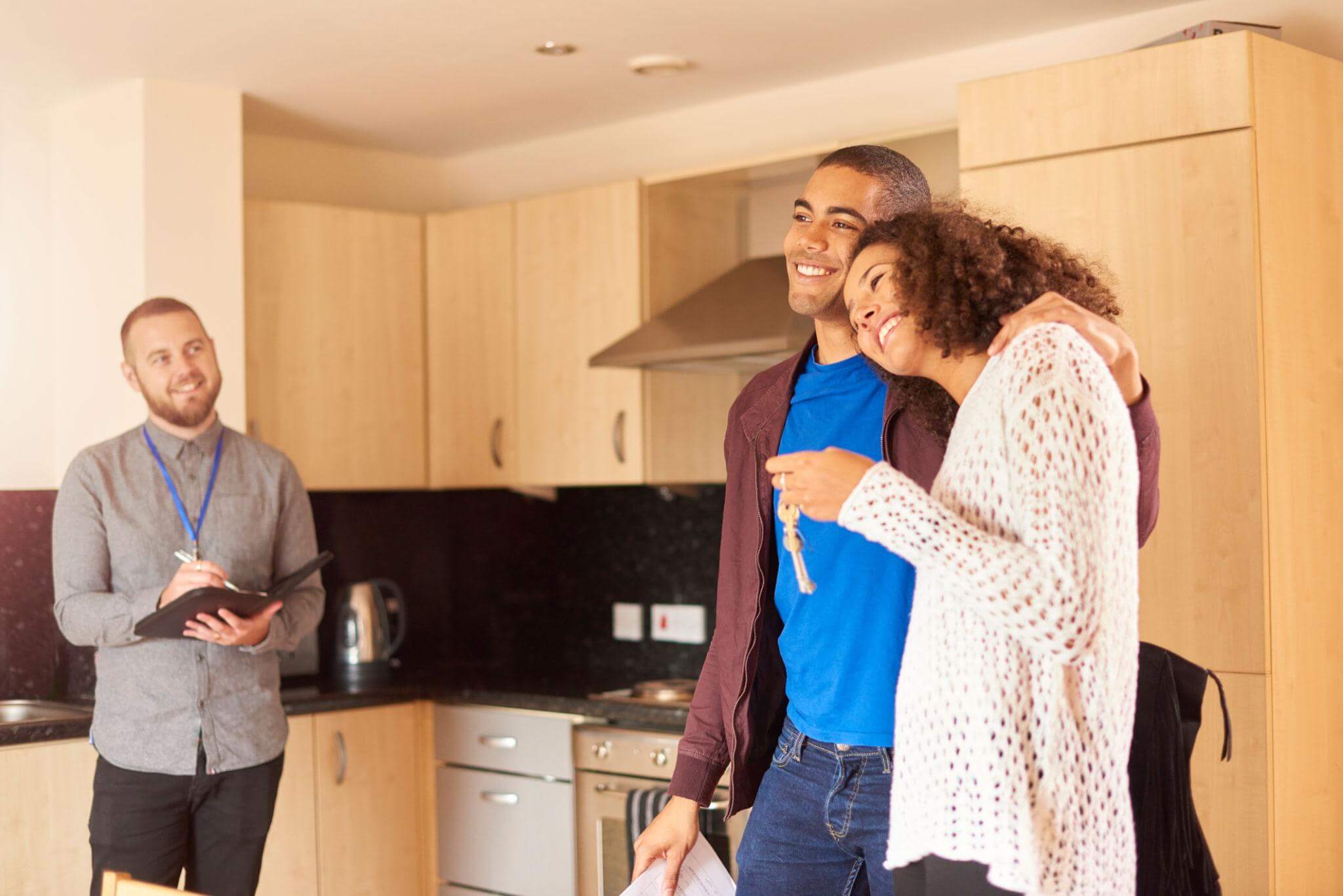 Letting agent with happy tenants